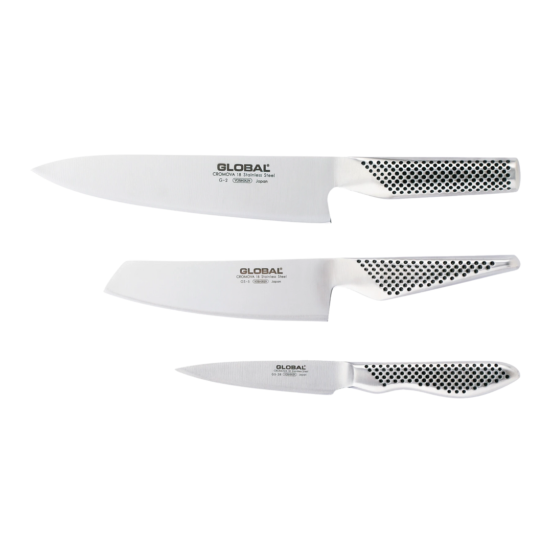 Global knivsett i 3 deler
