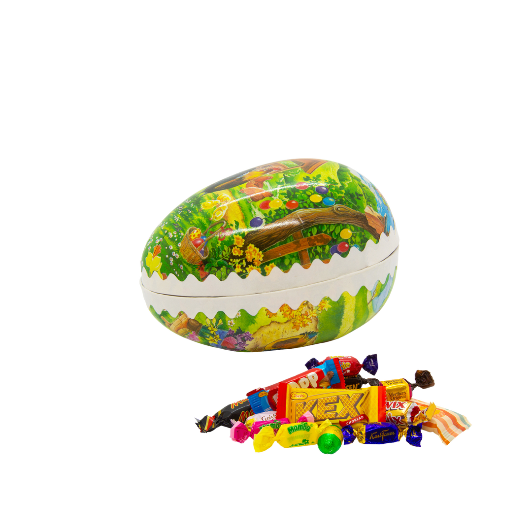 Påskeegg 15 cm - 240 gram godteri