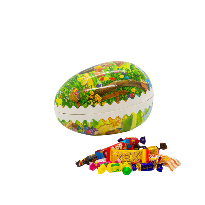 Påskeegg 15 cm - 240 gram godteri
