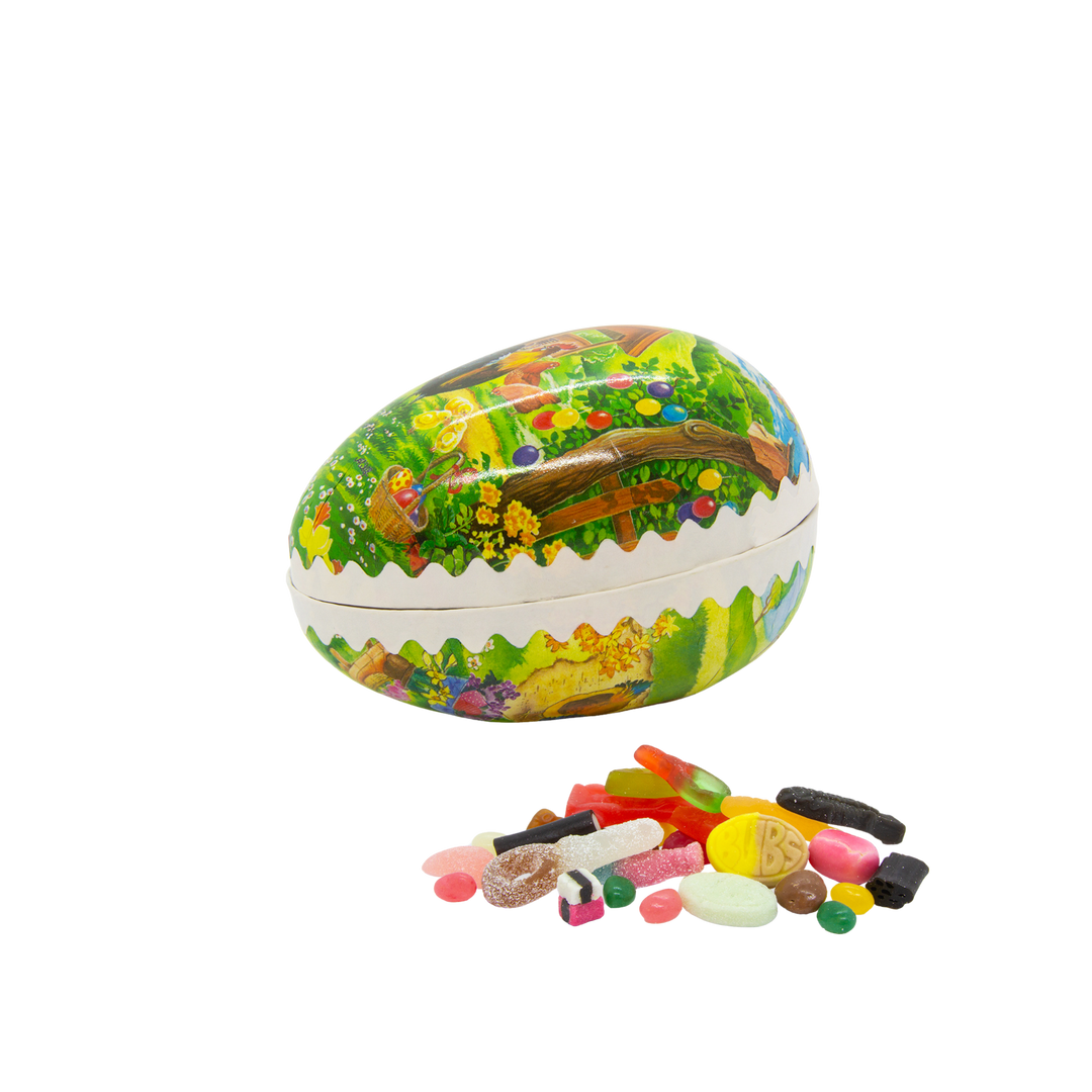 Påskeegg 15 cm - 400 gram smågodt