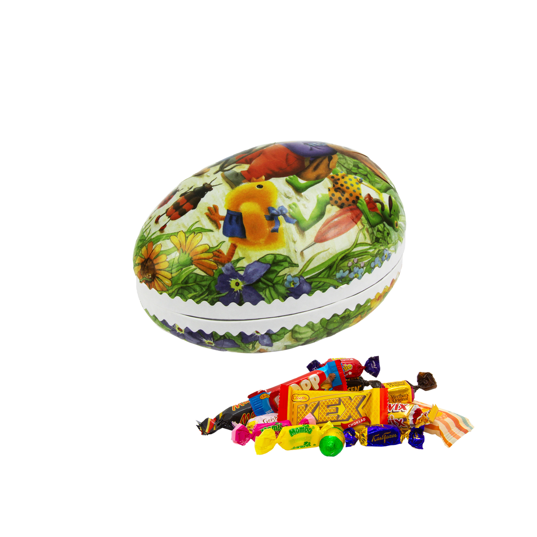 Påskeegg 18 cm - 400 gram godteri