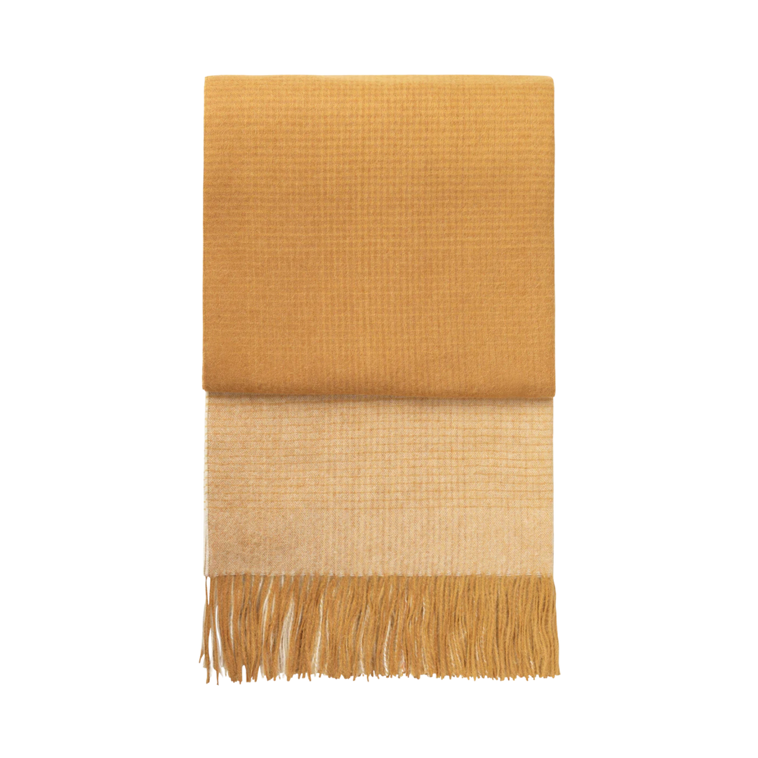 Elvang Horizon pledd yellow ocher